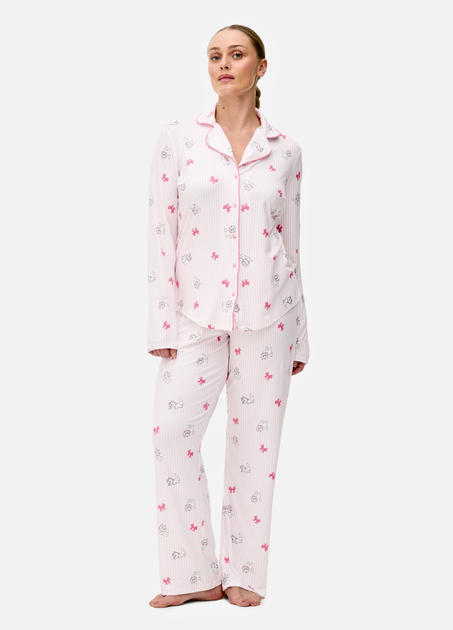 Женские пижамные штаны Primark Printed Boyfriend Pyjamas Bottoms XXL для дома и сна Пудровый (8827) - Фото 2 Женские пижамные штаны Primark Printed Boyfriend Pyjamas Bottoms XXL для дома и сна Пудровый (8827) - изображение 2