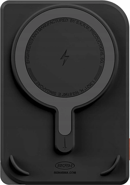 УМБ SkinArma Nexus Nova Magnetic Kick-Stand MagSafe 5000 mAh 20W Black (SK-PB5KNEXUS-NOVBLK) - зображення 2