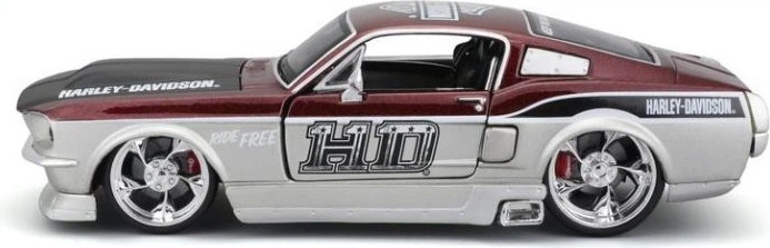 Metalowy model samochodu Maisto Harley-Davidson Ford Mustang GT 1967 1:24 MST32168 (90159321682) - obraz 4