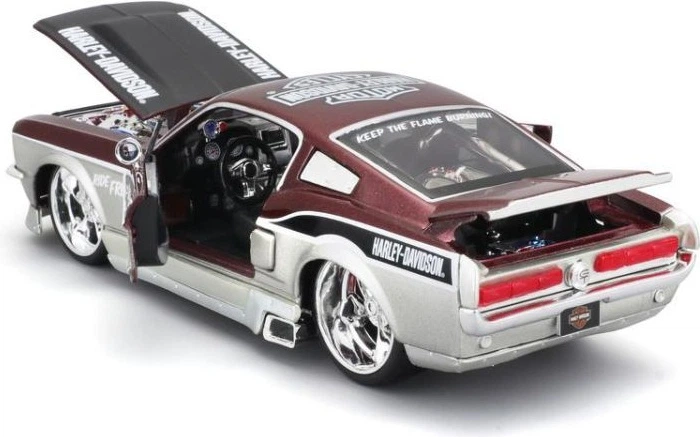Metalowy model samochodu Maisto Harley-Davidson Ford Mustang GT 1967 1:24 MST32168 (90159321682) - obraz 12