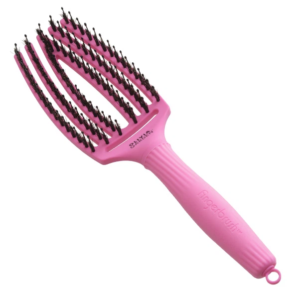 Щетка для волос Olivia Garden Finger Brush Combo ThinkPink Bubble Pink LE - изображение 3