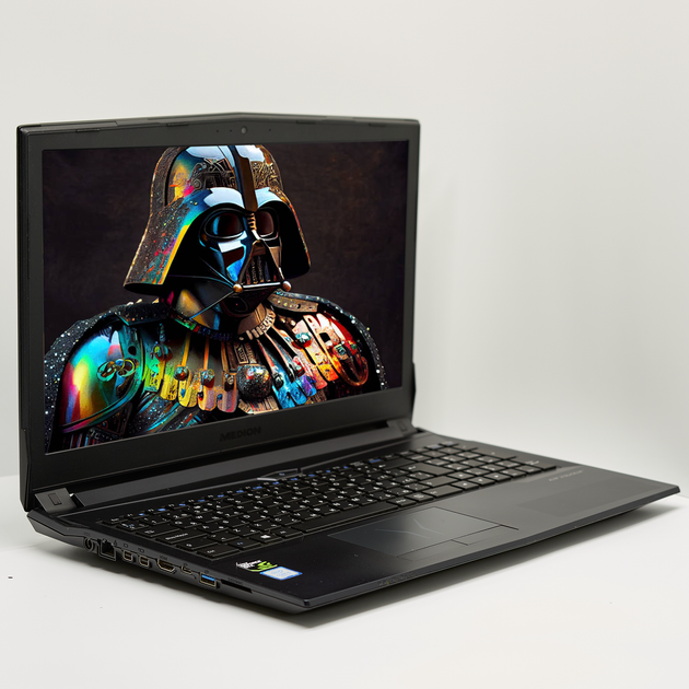 Ігровий ноутбук 15,6" Medion (Lenovo Group) Erazer Gaming P6705 Intel Core i5-8300H RAM 16 ГБ SSD 512 ГБ + HDD 500 ГБ Nvidia GTX 1050 Win10 б/в (4789) - изображение 4