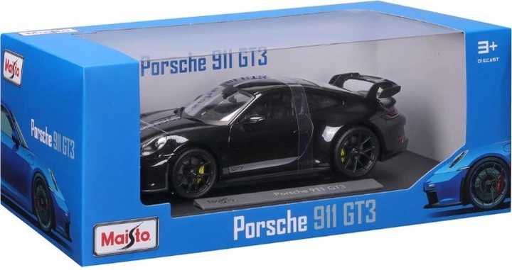 Metalowy model samochodu Maisto Porsche 911 GT3 2022 1:18 MST36458BK (90159067474) - obraz 1