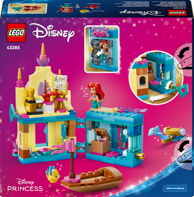 Zestaw klocków LEGO Disney Princess Magiczny minipałac Arielki 179 elementów (43285) - obraz 9