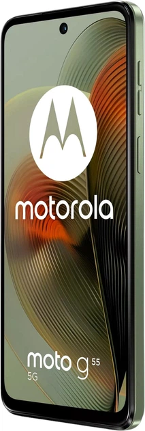 Мобільний телефон Motorola Moto G55 12/256GB Smoky Green (PB5U0034PL) - зображення 6