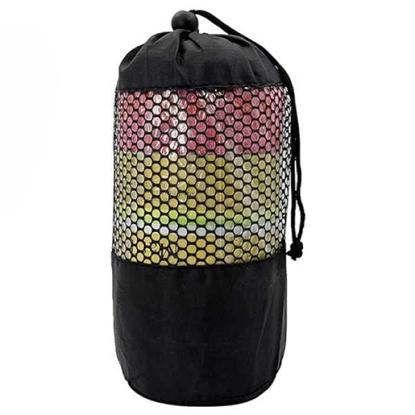 Полотенце для йоги Metr+ MS 2750 микрофибра, 183х61 см, Розовый (MS 2750 Pink-RT) - изображение 6