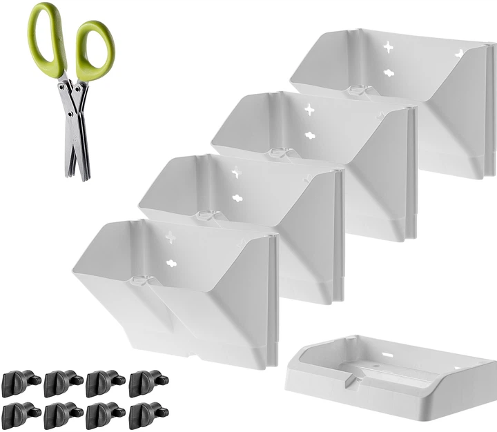 Вертикальний садовий настінний модуль Kadax Seres 48 x 19 см Білий (K8014) - зображення 2