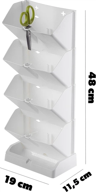 Вертикальний садовий настінний модуль Kadax Seres 48 x 19 см Білий (K8014) - зображення 9