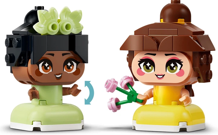 Zestaw klocków LEGO Disney Princess Mała Bella i Tiana z zamkiem 358 elementów (43291) - obraz 8