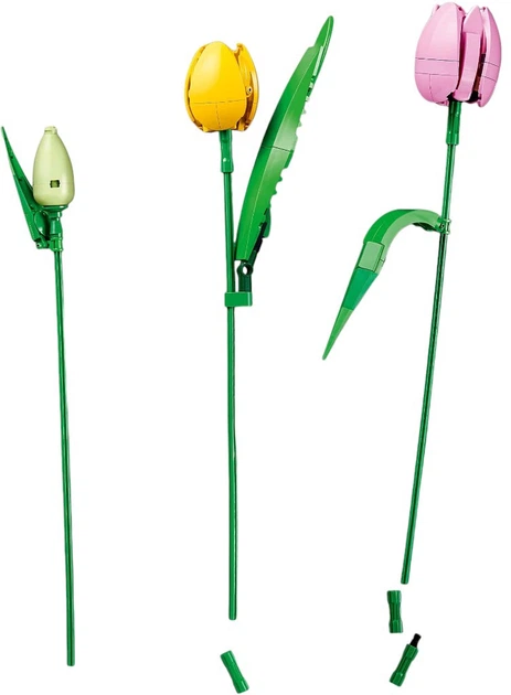 Zestaw klocków LEGO Botanicals Bukiet tulipanów 576 elementów (11501) - obraz 4
