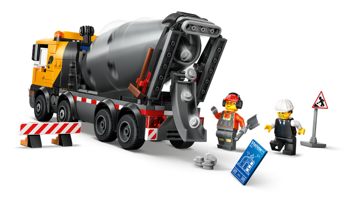 Конструктор LEGO CITY Бетонозмішувач 371 елемент (60478) - зображення 8