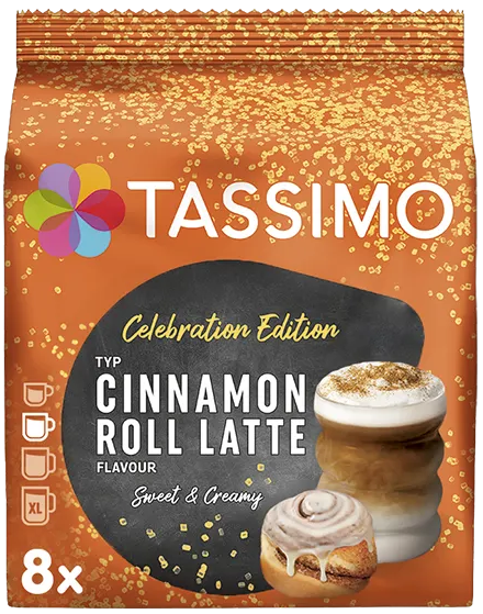 Кофе в капсулах Tassimo Cinnamon Roll Latte Limited Edition 16 капсул=8 порций - изображение 2