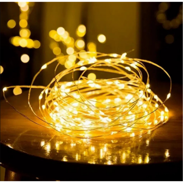 Гирлянда "Роса" LumiBeam USB с пультом д/у и таймером 50 м 500 диодов теплый свет - изображение 2