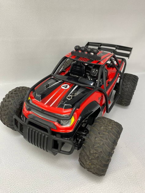 Б/У RC автомобиль ZWN 1:16 4WD 25 км/ч, радиоуправляемый внедорожник на аккумуляторе, 2.4GHz, LED, внедорожный - изображение 8