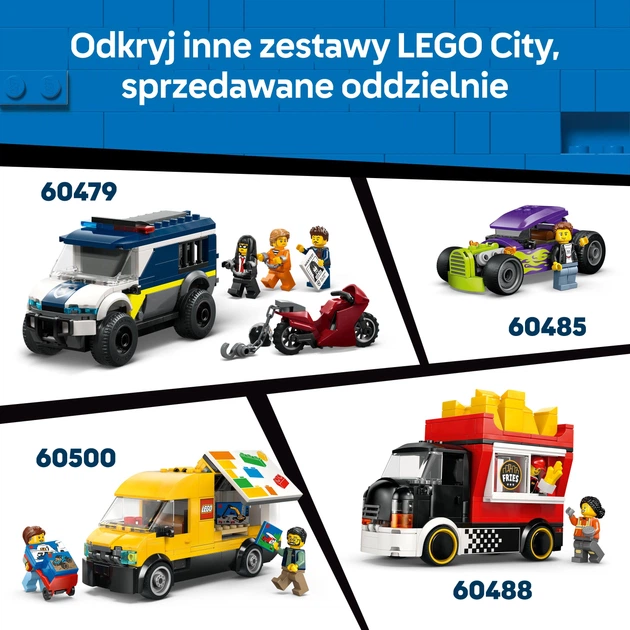 Конструктор LEGO CITY Електричний суперкар 109 елементів (60486) - зображення 8