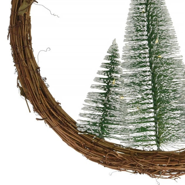 Сяючий декор Vilde 839063 Вінок святковий 10 LED 40 см (8719987996481) - зображення 3