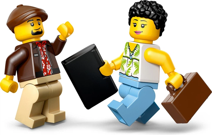 Zestaw klocków LEGO CITY Żółta taksówka 122 elementów (60487) - obraz 6