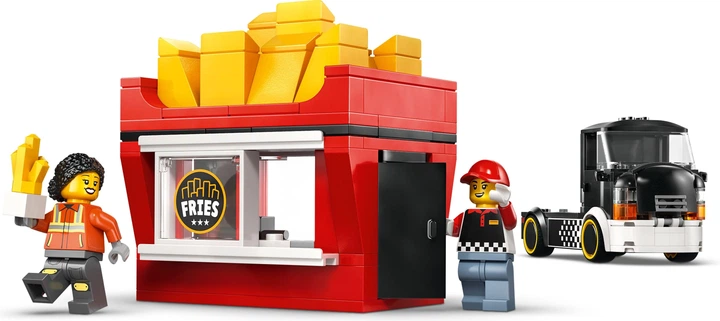 Zestaw klocków LEGO CITY Food truck z frytkami 216 elementów (60488) - obraz 3