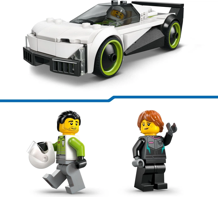 Конструктор LEGO CITY Реактивний літак проти автомобіля 259 елементів (60489) - зображення 4