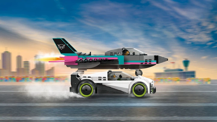 Конструктор LEGO CITY Реактивний літак проти автомобіля 259 елементів (60489) - зображення 8