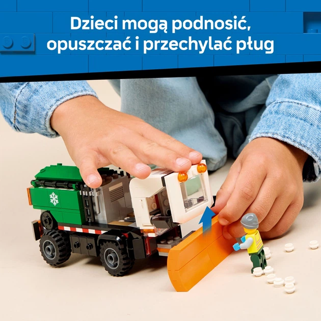 Zestaw klocków LEGO CITY Pług śnieżny 263 elementów (60490) - obraz 5