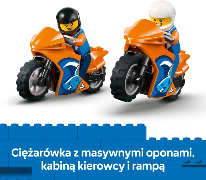 Zestaw klocków LEGO CITY Laweta dla motocykli 88 elementów (60491) - obraz 6