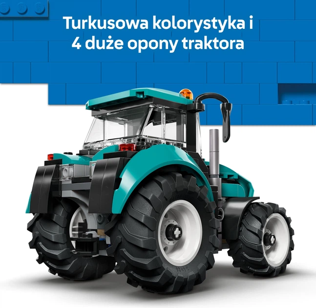 Zestaw klocków LEGO CITY Traktor 204 elementów (60498) - obraz 4