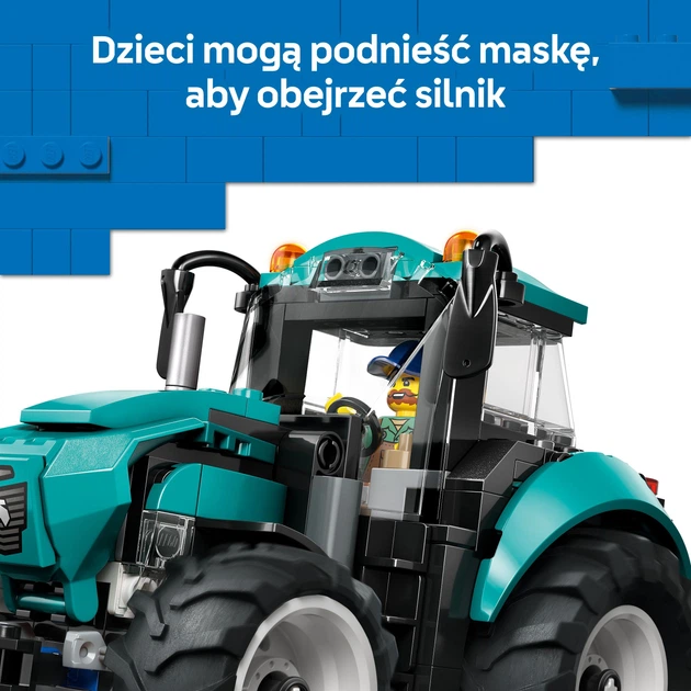 Zestaw klocków LEGO CITY Traktor 204 elementów (60498) - obraz 6