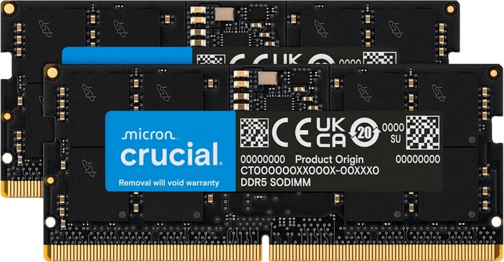 Pamięć RAM Crucial SO-DIMM DDR5-5600 131072MB PC5-44800 (Kit of 2x65536) (CT2K64G56C46S5) - obraz 1