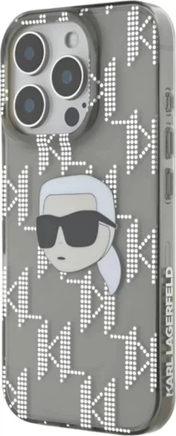 Etui plecki Karl Lagerfeld Karl Head na Apple iPhone 16 Pro Czarne (3666339319786) - obraz 5
