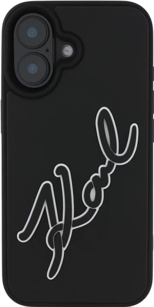Etui plecki Karl Lagerfeld na Apple iPhone 16 Czarne (3666339319922) - obraz 4
