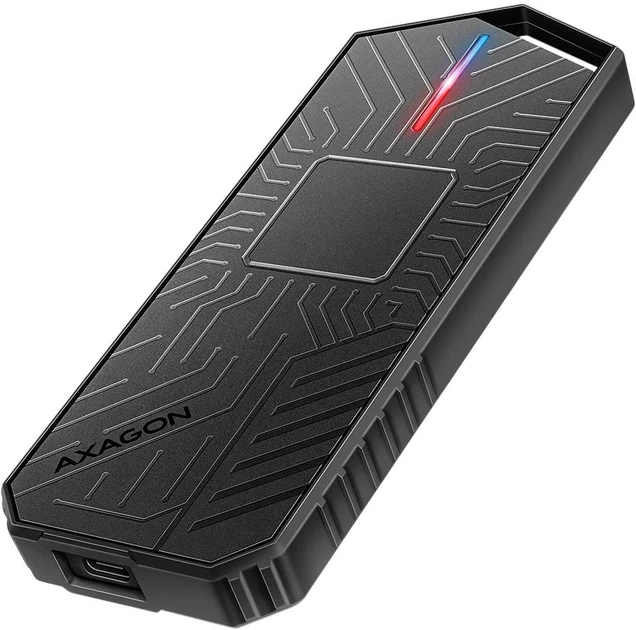Zewnętrzna kieszeń Axagon EEM2-GAM USB-C 10Gbps - M.2 NVMe & SATA SSD GAME M.2 Black - obraz 1