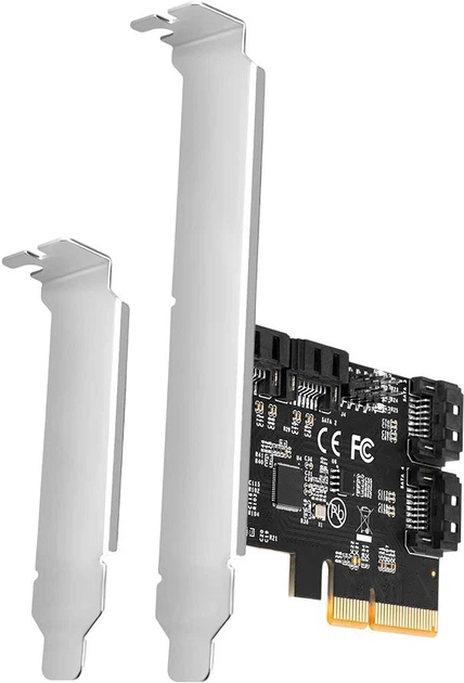Karta rozszerzeń Axagon PCES-SA4X4 PCIe 4x SATA 6G - obraz 1