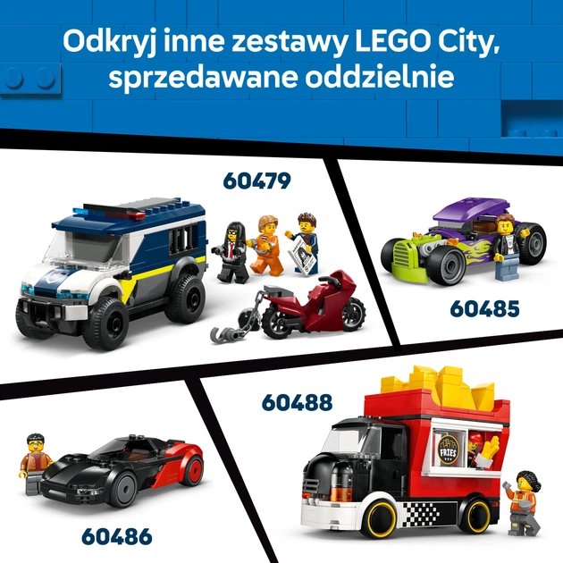 Zestaw klocków LEGO CITY Furgonetka LEGO 276 elementów (60500) - obraz 8
