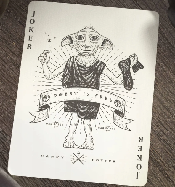 Karty do gry Bicycle Harry Potter Red 1 talia x 54 karty (850016557490) - obraz 4