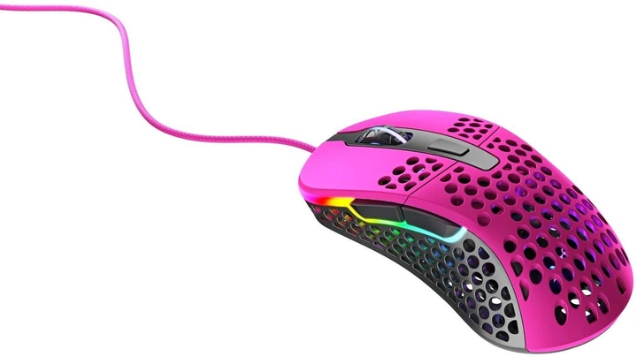 Компьютерная мышь Xtrfy M4, USB-A, RGB проводная, розовая (XG-M4-RGB-PINK) - изображение 2