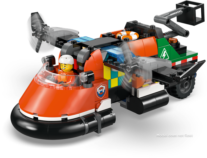 Zestaw klocków LEGO CITY Zestaw z samolotem, ciężarówką serwisową i poduszkowcem 990 elementów (60505) - obraz 5