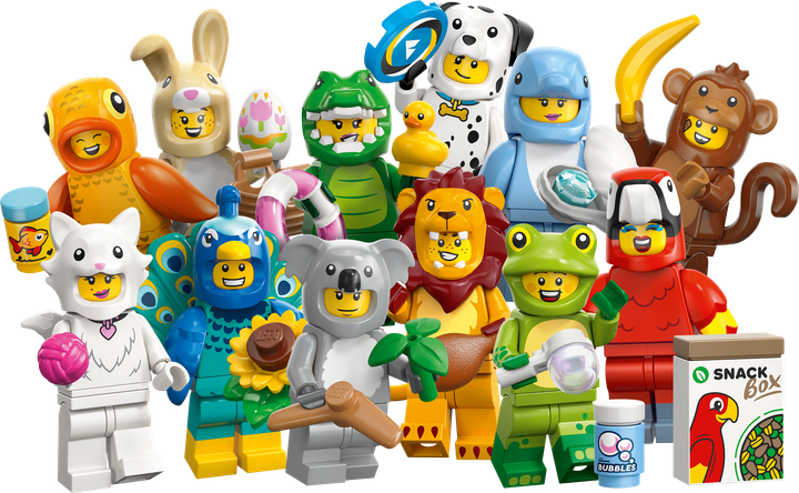 Zestaw klocków LEGO Minifigures Seria 28 — Zwierzęta 7 elementów 36 szt. (71051) - obraz 2