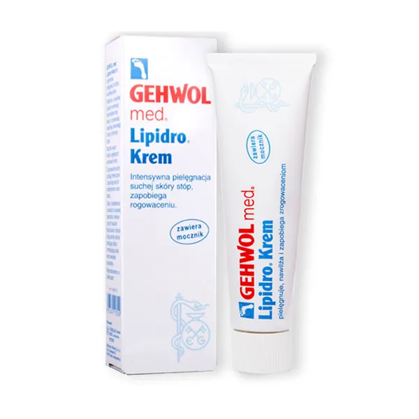 Gehwol med Lipidro Cream (Геволь) – інтенсивний крем для сухої шкіри стоп, зволоження, живлення та захист, 125 мл - изображение 2