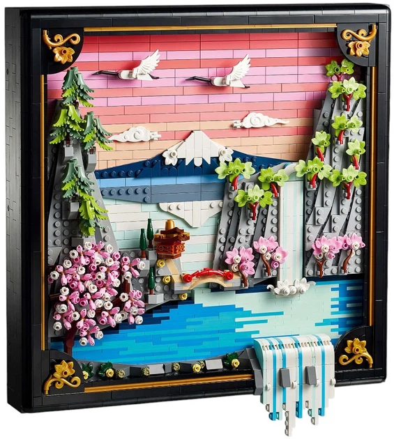 Конструктор LEGO Art Японський пейзаж з квітучою вишнею 1892 елементи (31218) - зображення 2