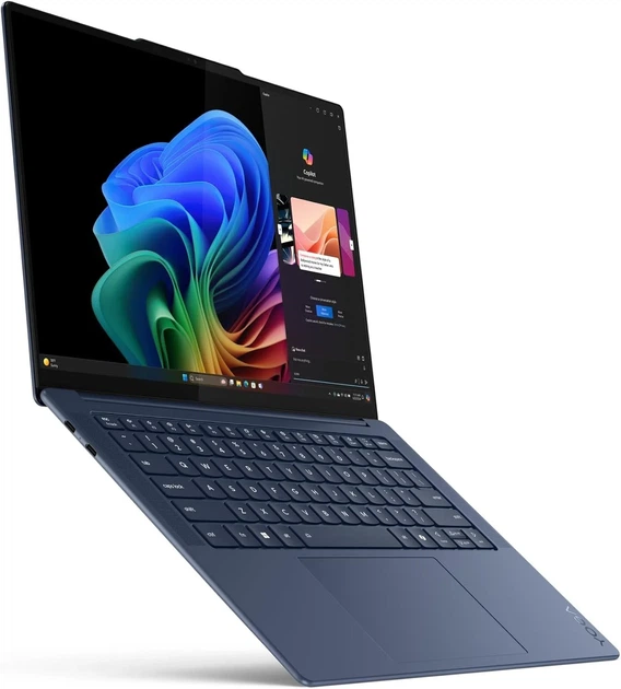 Ультрабук 14.5" Lenovo Yoga Slim 7 (14Q8X9) Snapdragon X Elite X1E-78-100 RAM 16GB SSD 1TB 15ч батарея Win11 Алюминиевый корпус (UKR) Б/В - изображение 3