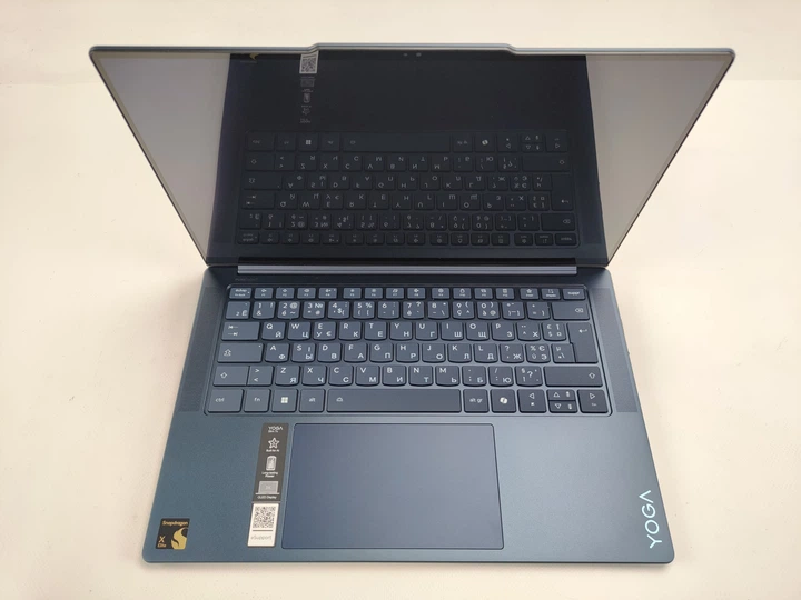Ультрабук 14.5" Lenovo Yoga Slim 7 (14Q8X9) Snapdragon X Elite X1E-78-100 RAM 16GB SSD 1TB 15ч батарея Win11 Алюминиевый корпус (UKR) Б/В - изображение 9