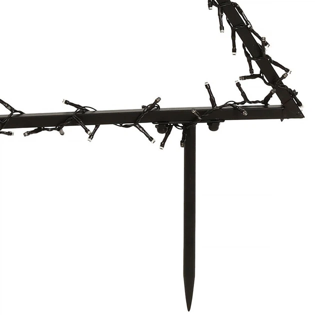 Świecąca figurka  Vilde 839422 Choinka 300 LED 125 cm Metalowa (8720573795012) - obraz 3