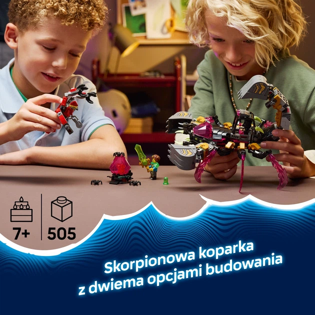 Zestaw klocków LEGO DREAMZZZ Koszmarna skorpionowa koparka 505 elementów (71513) - obraz 3