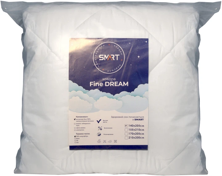 Одеяло Siesta зимнее односпальное 140х205 см синтепон Fine Dream (735010519-140202) - изображение 3