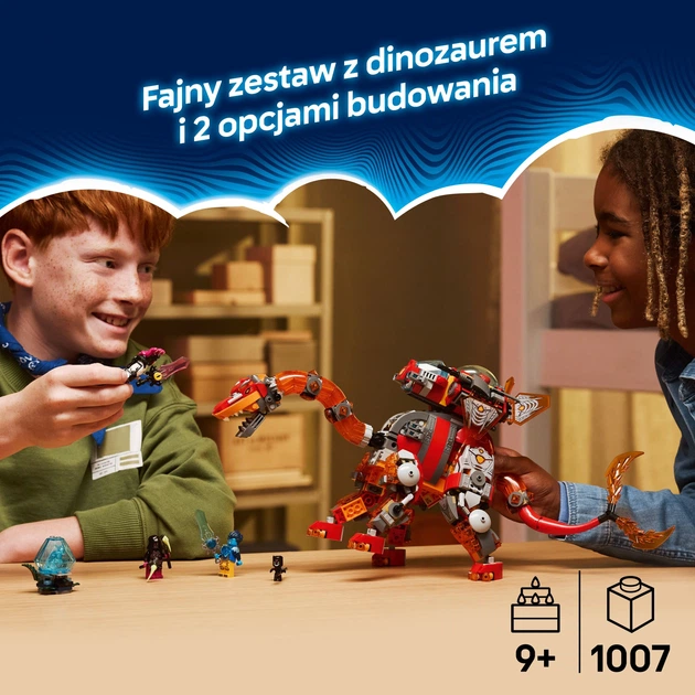 Zestaw klocków LEGO DREAMZZZ Dinostatek kosmiczny 1007 elementów (71514) - obraz 3