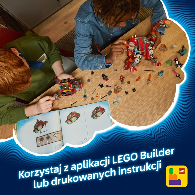 Zestaw klocków LEGO DREAMZZZ Dinostatek kosmiczny 1007 elementów (71514) - obraz 7