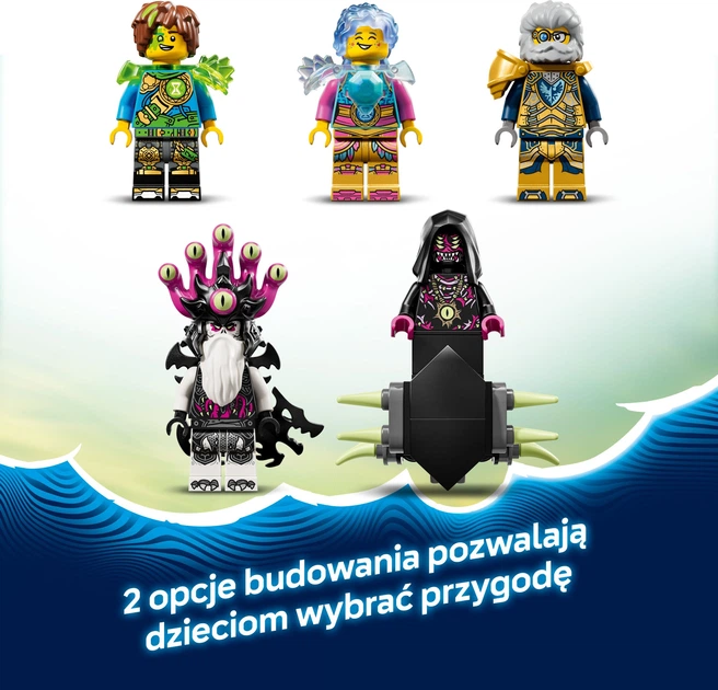 Zestaw klocków LEGO DREAMZZZ Rekinoczołg tygrysi 1548 elementów (71515) - obraz 5