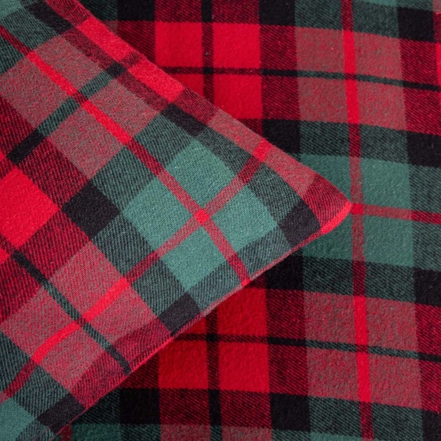 Комплект постільної білизни Homla Tartan Підковдра 200 x 220 см + 2 наволочки на подушки 50 x 60 см у клітинку різнокольоровий (5906496708473) - зображення 5