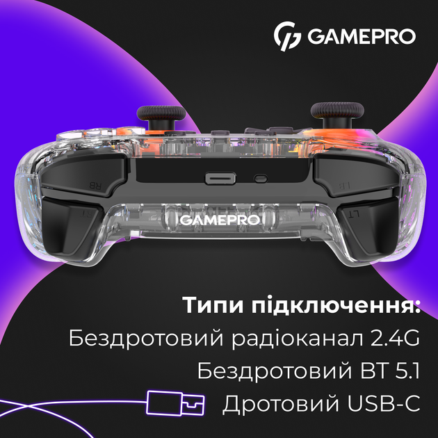 Беспроводной геймпад GamePro GPX13T - Фото 8 Беспроводной геймпад GamePro GPX13T - изображение 8